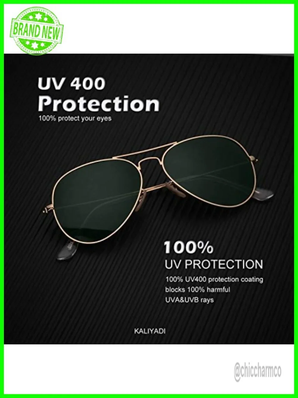 Classic Aviator Sunglasses Polarized UV Protection Driving
